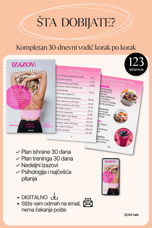 IZAZOV: 30 dana do 7kg manje